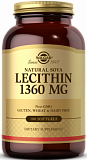 Solgar Lecithin 1360 mg Softgels 100 капсул