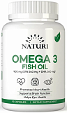 NATURI OMEGA 3 Fish Oil 90 капсул