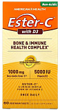 American Health Ester-C 1000 mg With D3 5000 IU 60 таб.